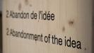 abandonment of the idea