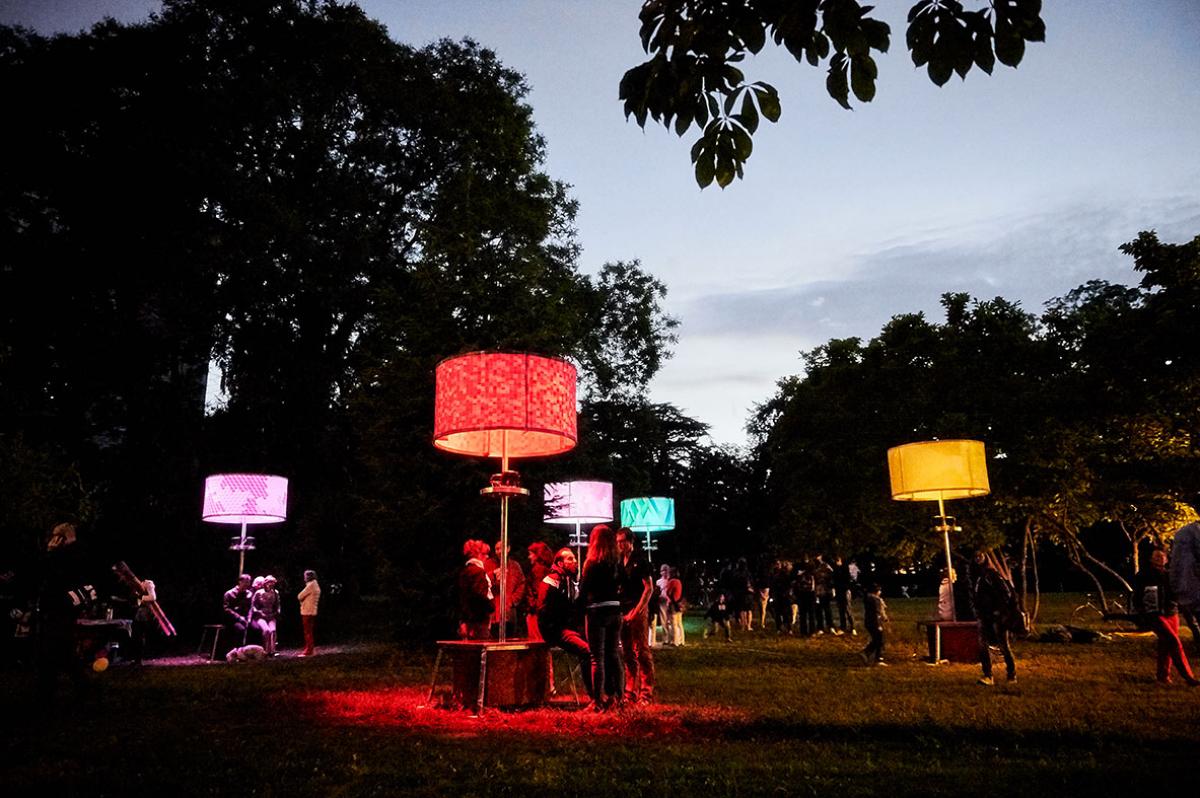 night installation at parc Beaulieu
