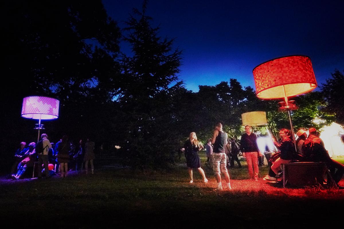night installation at parc Beaulieu